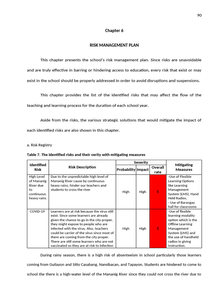 Risk Management | PDF