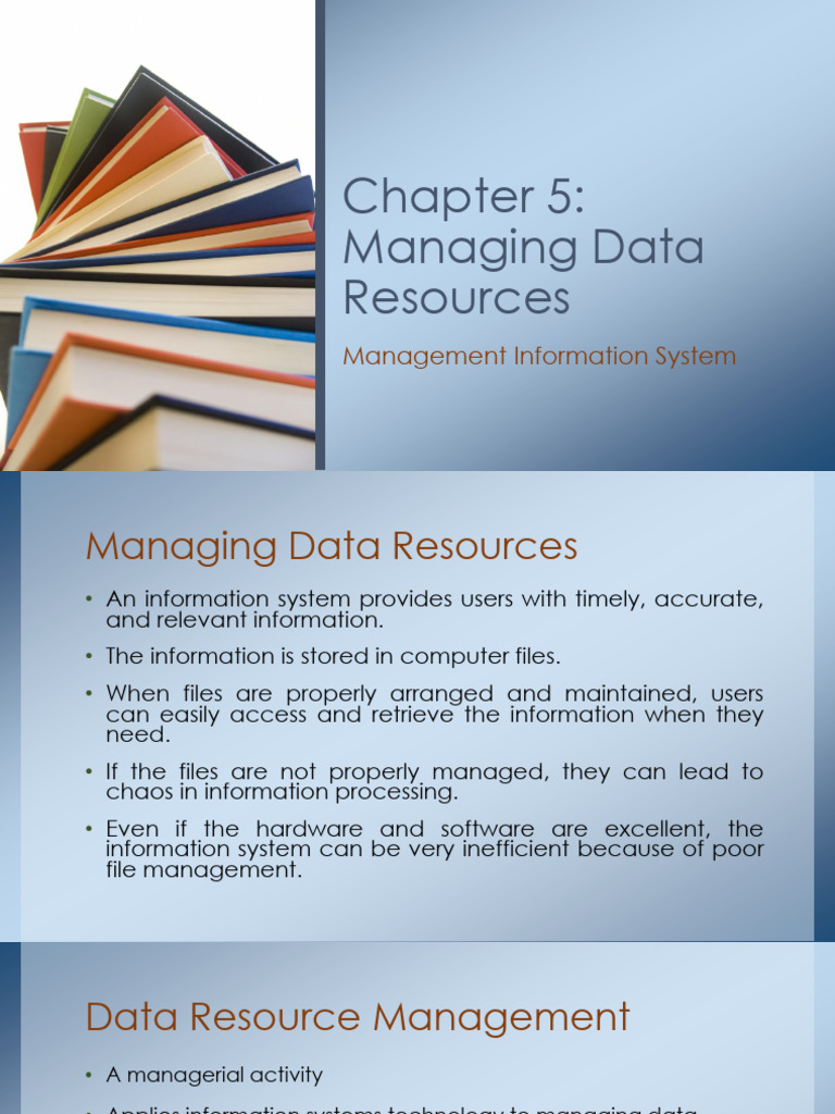 Chapter 5 Managing Data Resource | PDF | Databases | Data Warehouse
