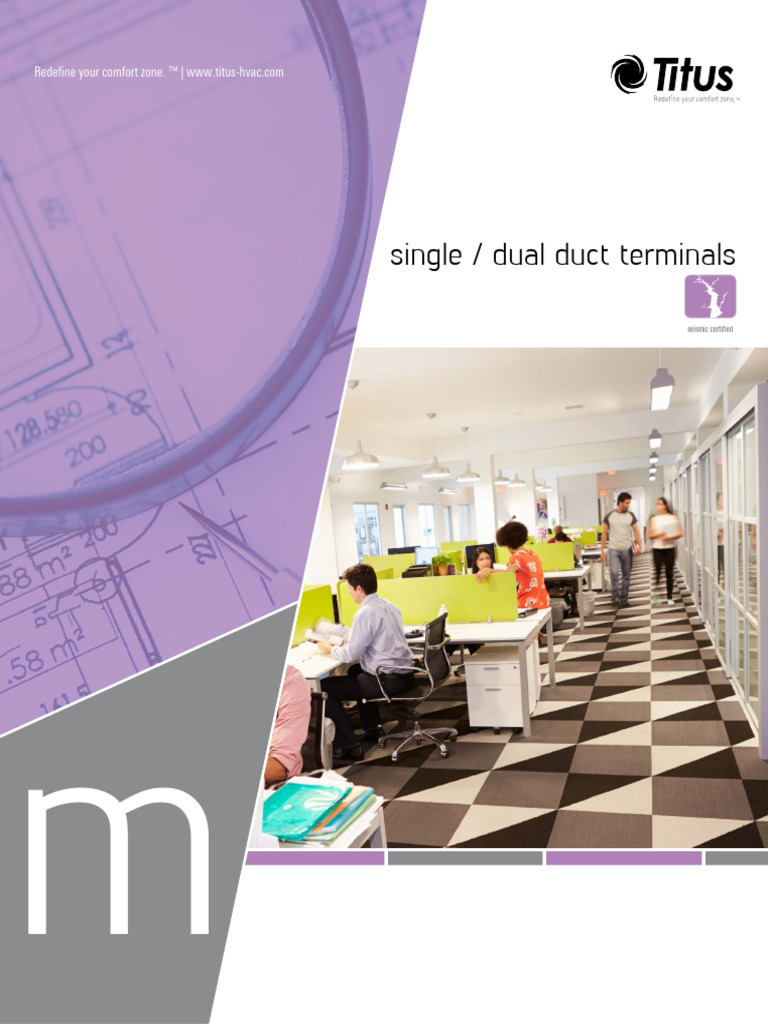 Titus singledualVAV - 2023 - V2 | PDF | Duct (Flow) | Heat Transfer