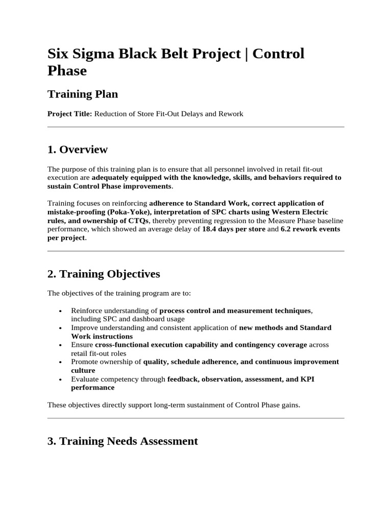 Training Plans | PDF
