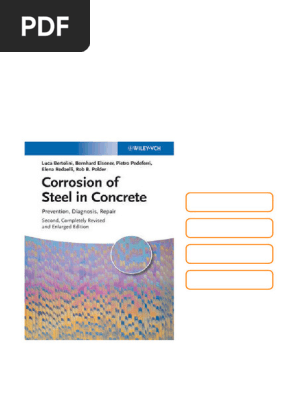 Corrosion of Steel in Concrete Prevention Diagnosis Repair Second