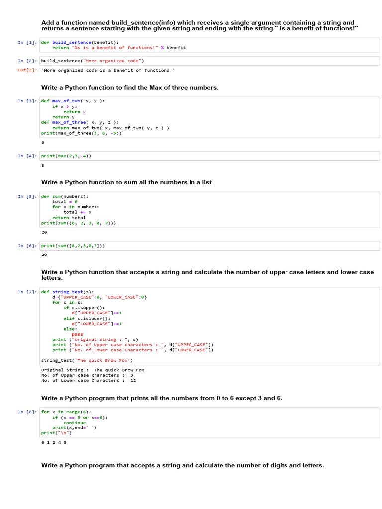 Lesson 04 - Python Functions - Practice Examples - Jupyter Notebook ...