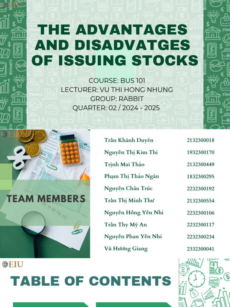 Issuing STOCKs | PDF | Stocks | Securitization