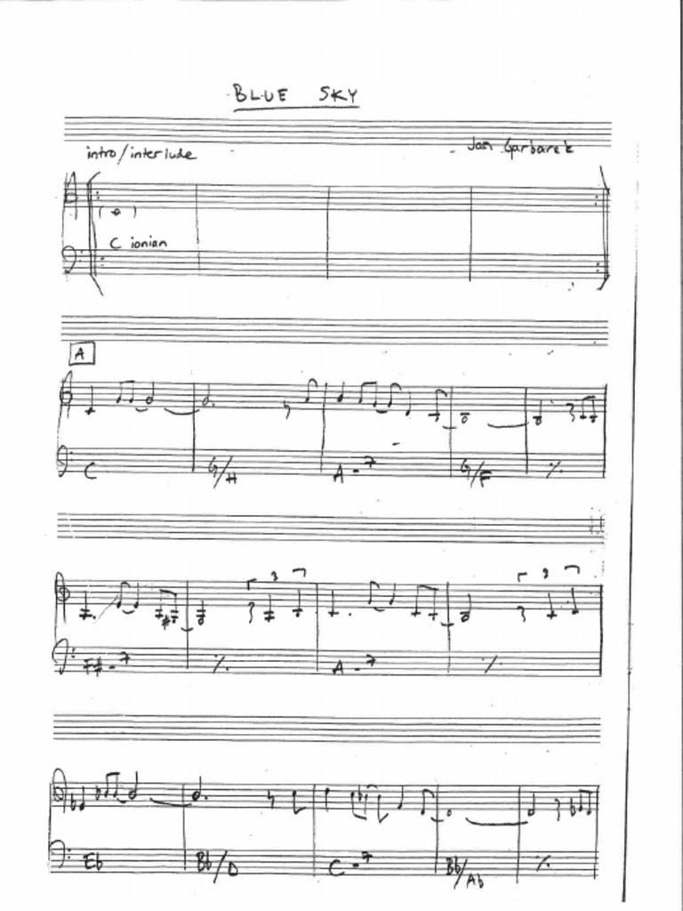 Blue Sky | PDF