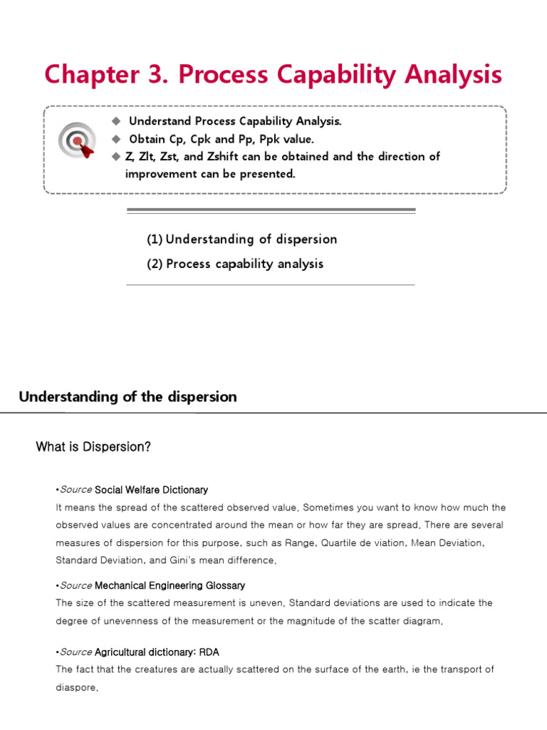 Chapte 3 Process Capability Eng Ver | PDF
