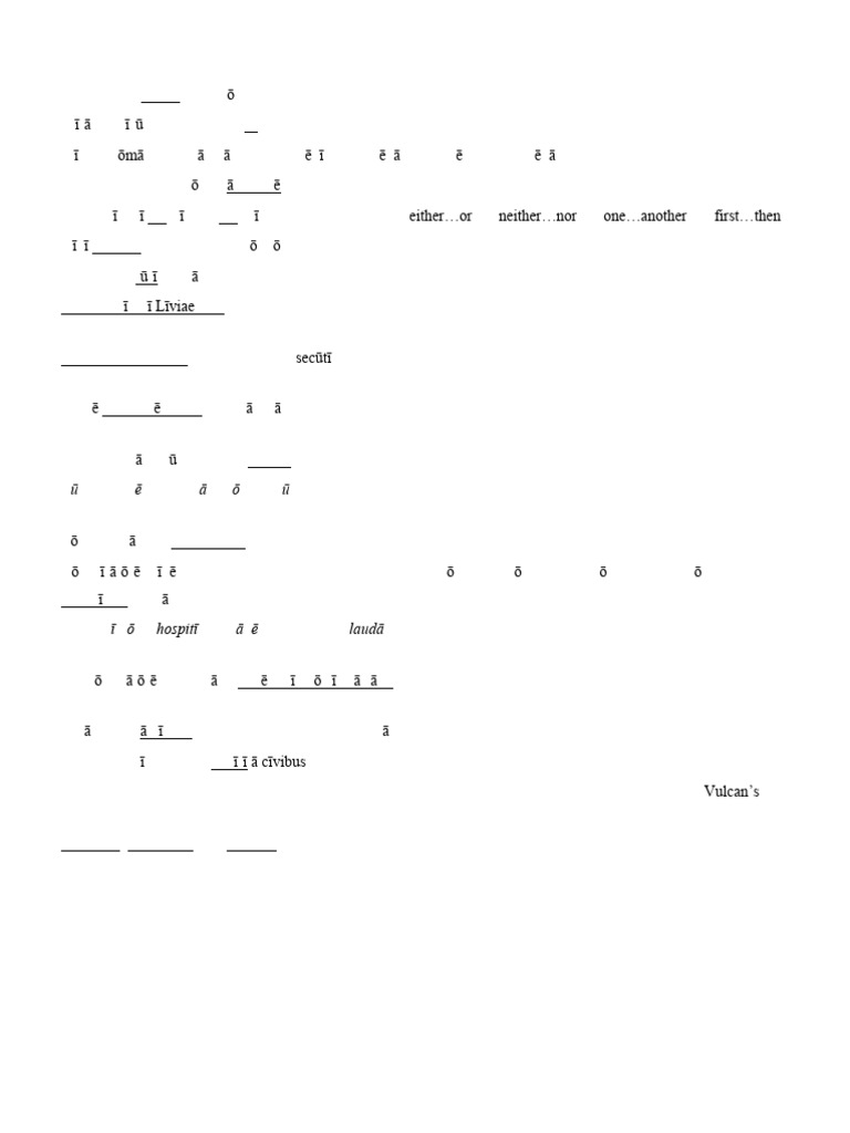 2019 Latin III Exam Rev | PDF