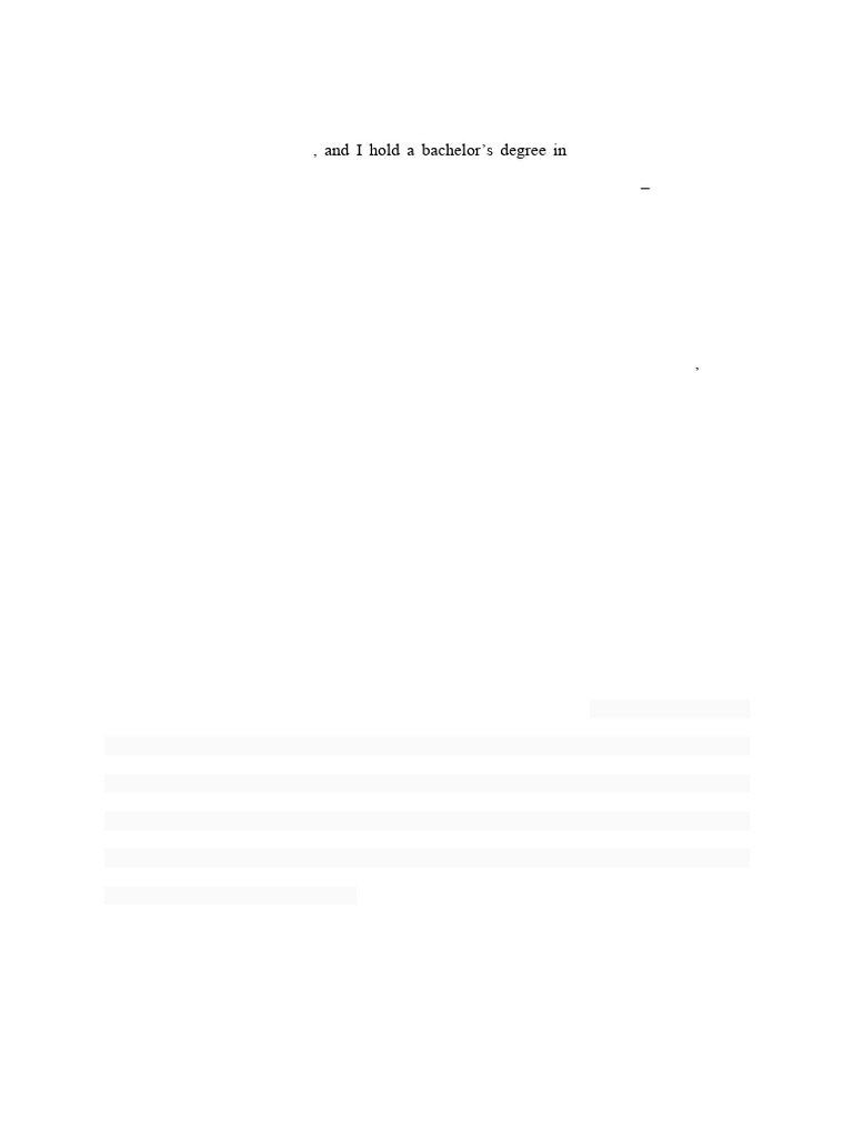 Template - Personal Statement | PDF