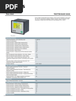 SENTRON PAC4220 Data Sheet | PDF | Alternating Current | Power Supply