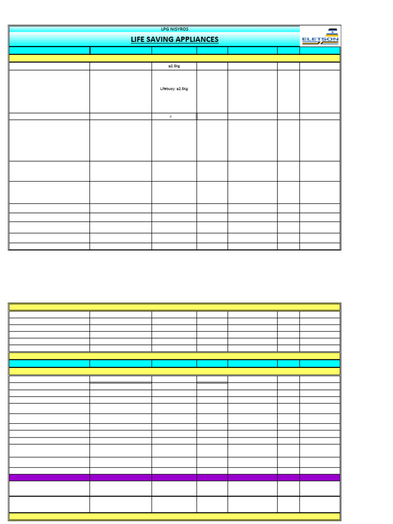 Lsa Schedule - Update | PDF | Rescue | Water Transport