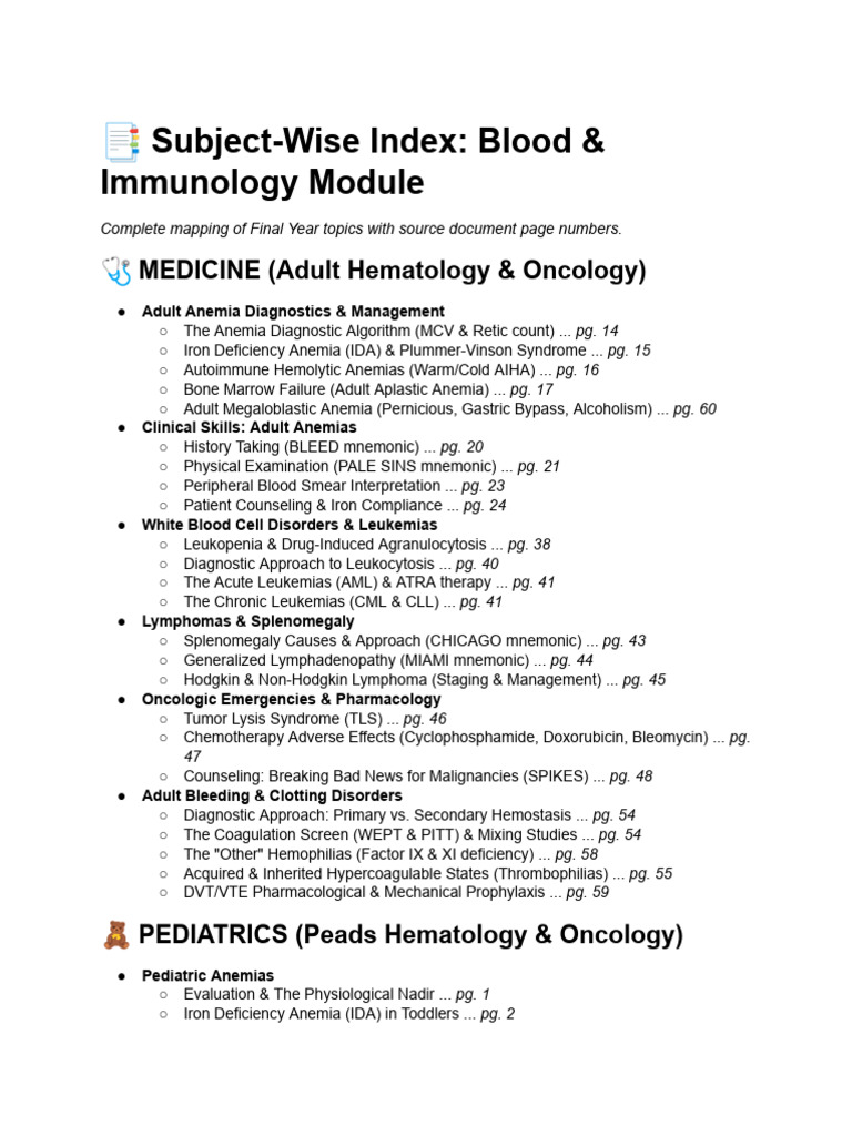 Blood 3 Module 98s | PDF | Anemia | Hematology