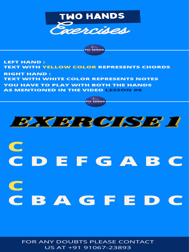 Lesson 6 Both Hands Exercise | PDF