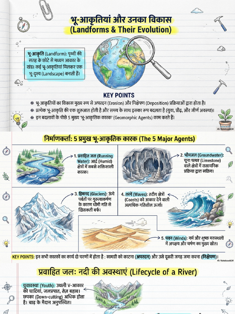 Evolution of Landforms | PDF