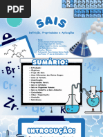 Definição e Classificação dos Sais | PDF | Sal (Química) | Ácido