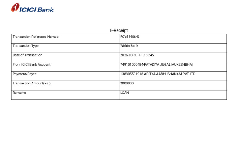 Single Entry Payment Summary | PDF