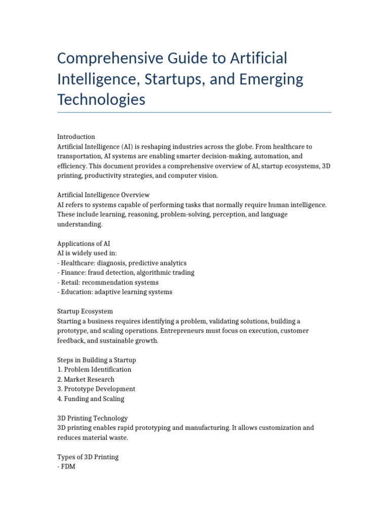 Long Scribd Document | PDF | Artificial Intelligence | Intelligence (AI ...