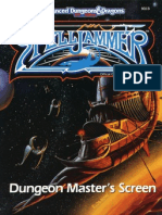 AD&amp;D - 2nd Ed. - Spelljammer - Dungeon Master's Screen (SJR3) (TSR 9313)