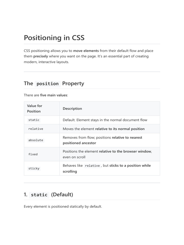 35 Positioning in Css @edu - Loot - Bot | PDF | Computing | Software ...