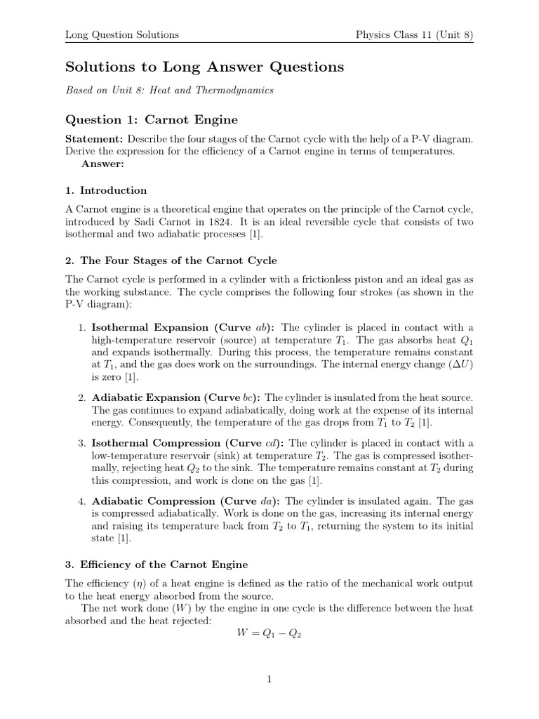 CH 8 Physics Answers Long Questions | PDF | Heat | Temperature