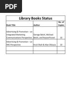 Library Status IMC