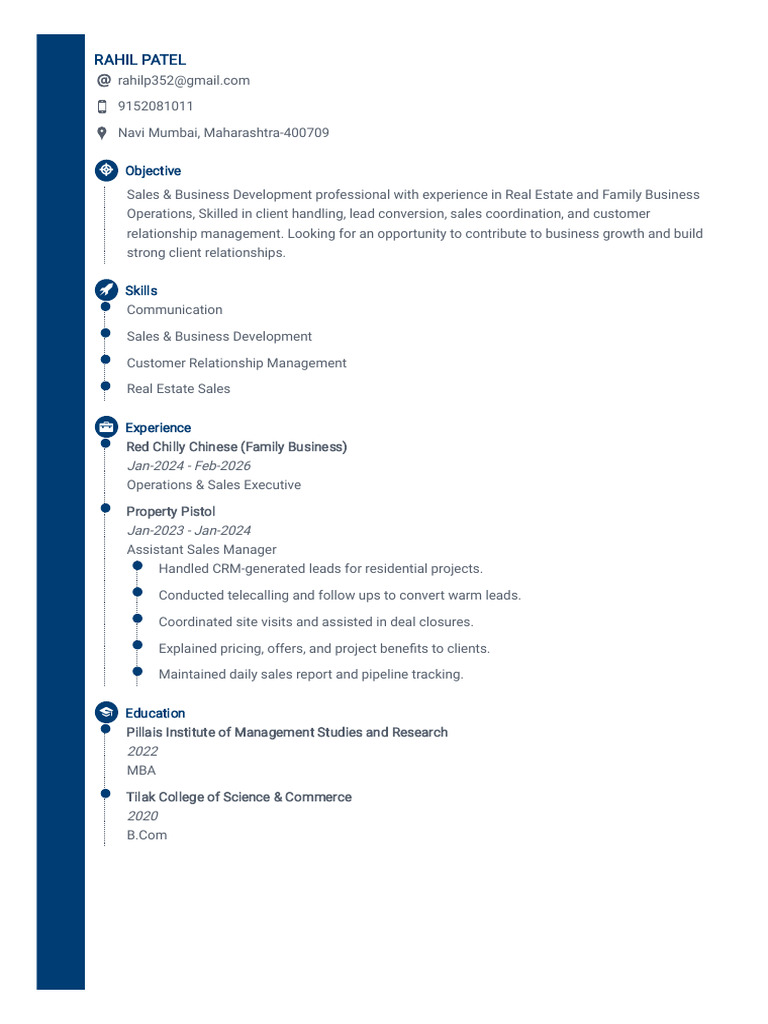 Rahil Patel Resume PDF | PDF