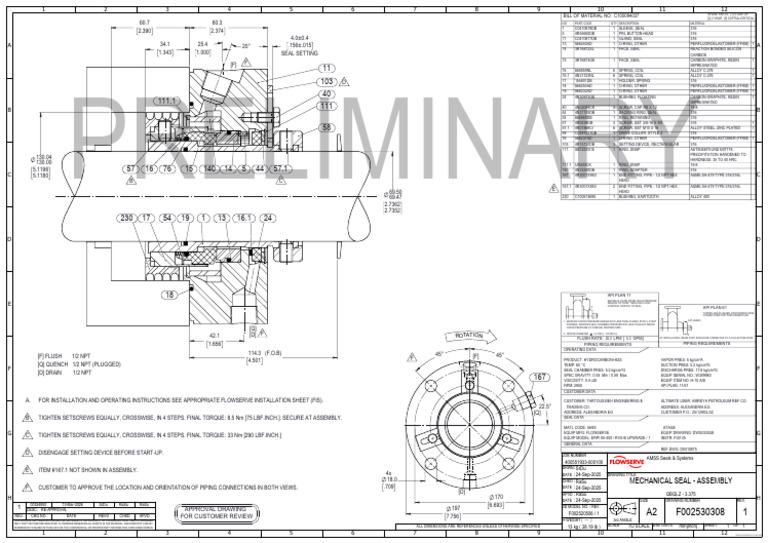 f002530308 SLDDRW-QBQLZ Prelim | PDF | Pipe (Fluid Conveyance ...