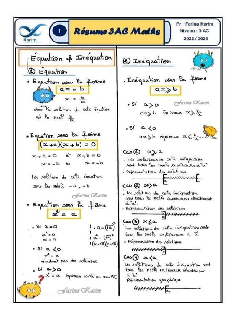 Resumer Maths | PDF