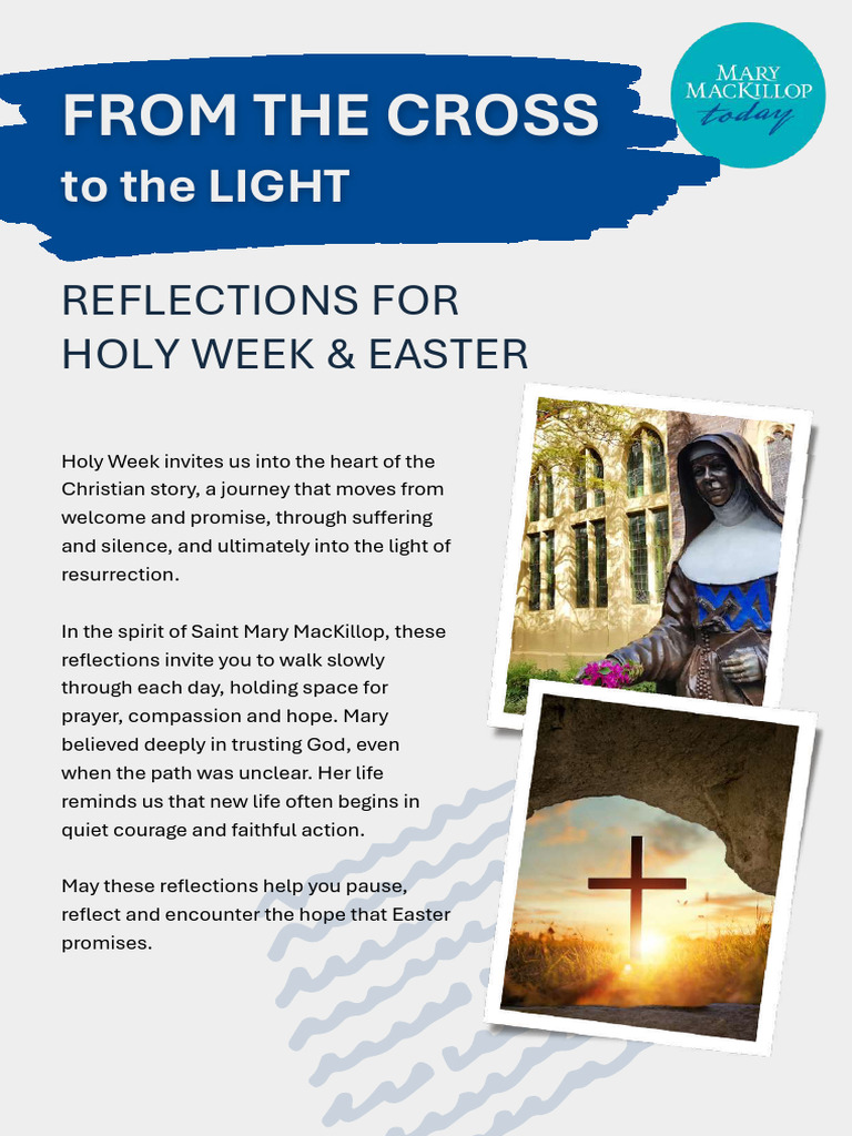 2026+Holy+Week+Reflections+ Compressed | PDF | Jesus | God In Christianity