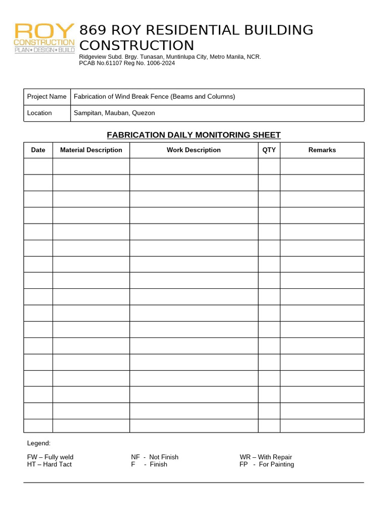 FMS (Daily) | PDF