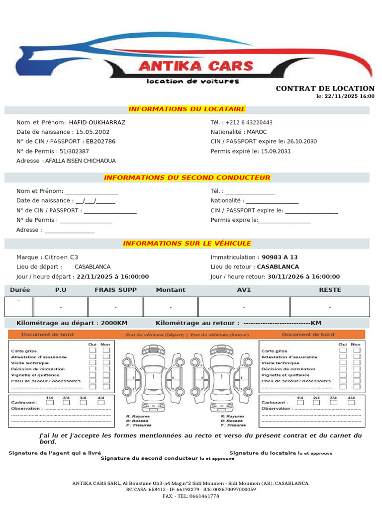Contrat Location Id6524 ALFARDAN 02-08-2025 20 - 17 (1) Copie | PDF