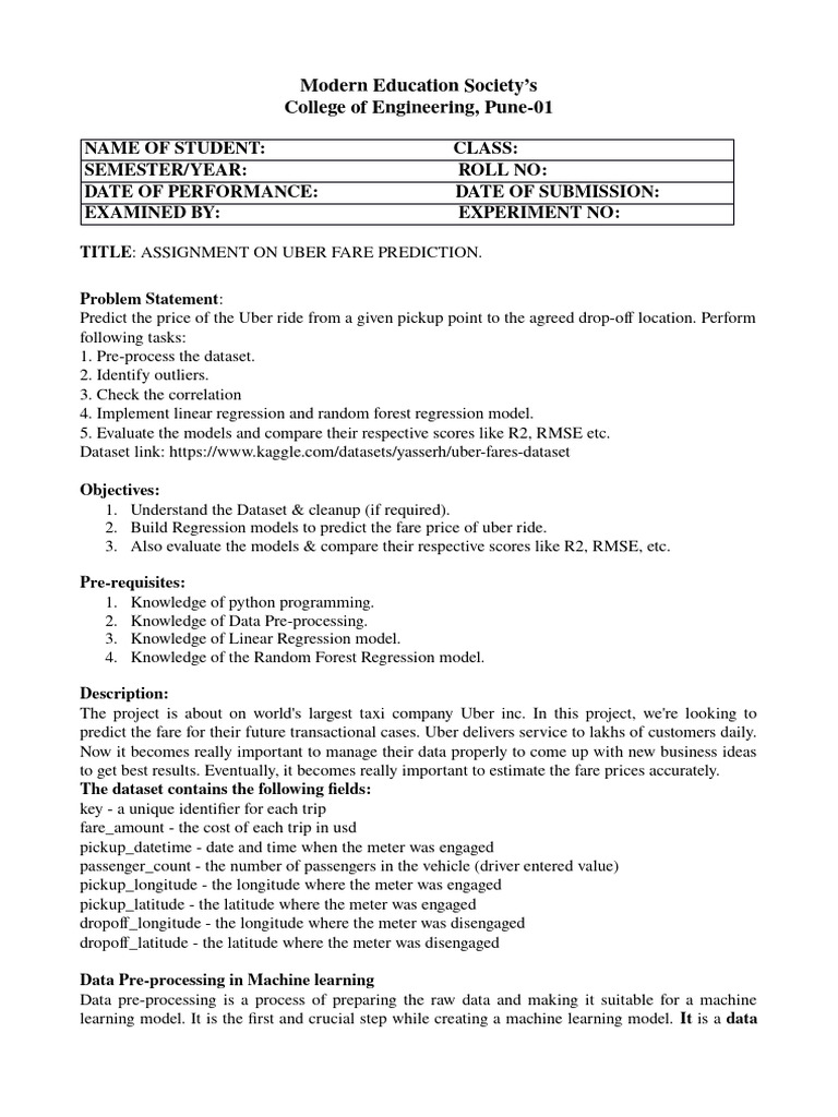 ML Handout 1 | PDF | Regression Analysis | Linear Regression