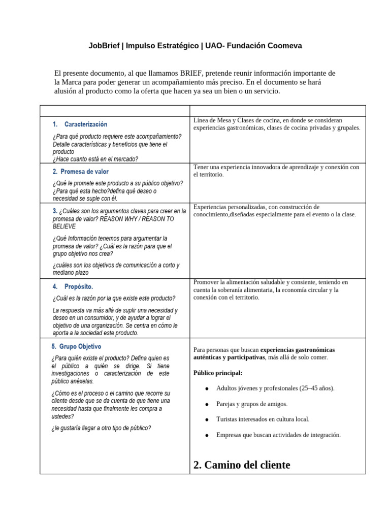 BRIEF - Oriundo Eco | PDF | Marca