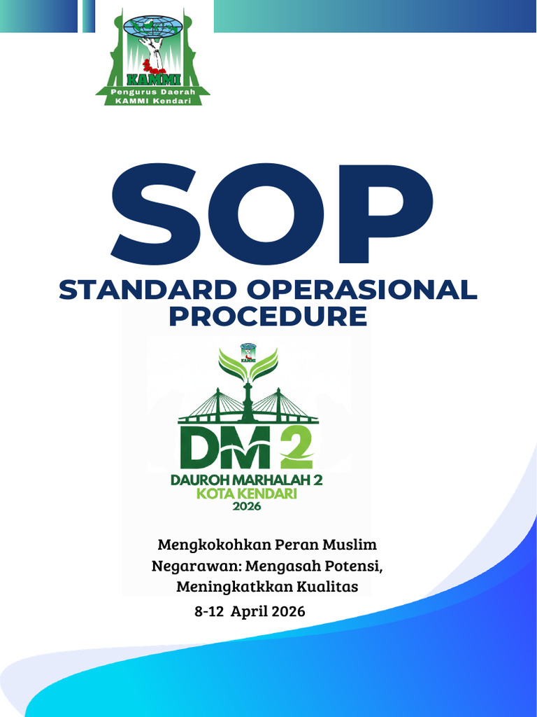 Sop Dm2 Kendari 2026 | PDF