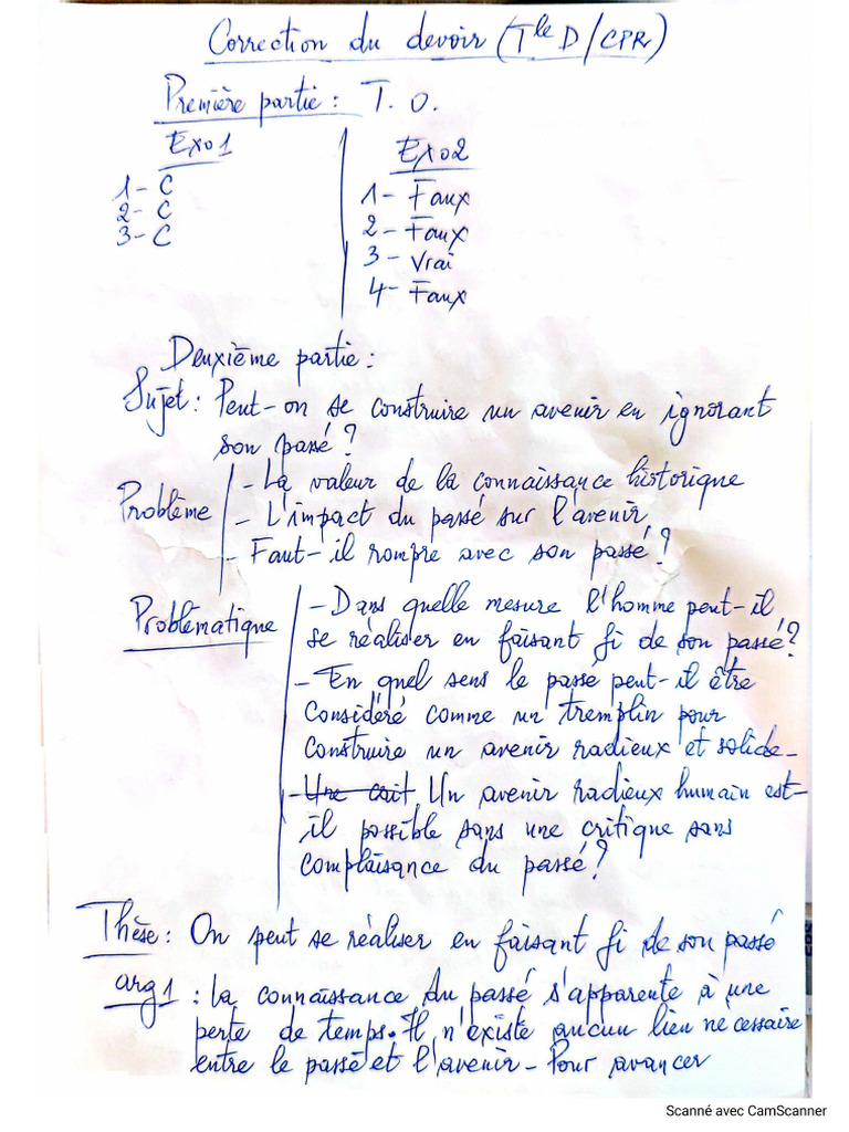 Corrige Devoir TD | PDF