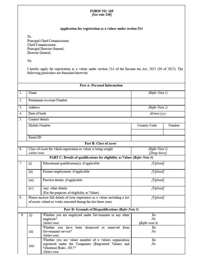 Form No 169 | PDF | Real Estate Appraisal