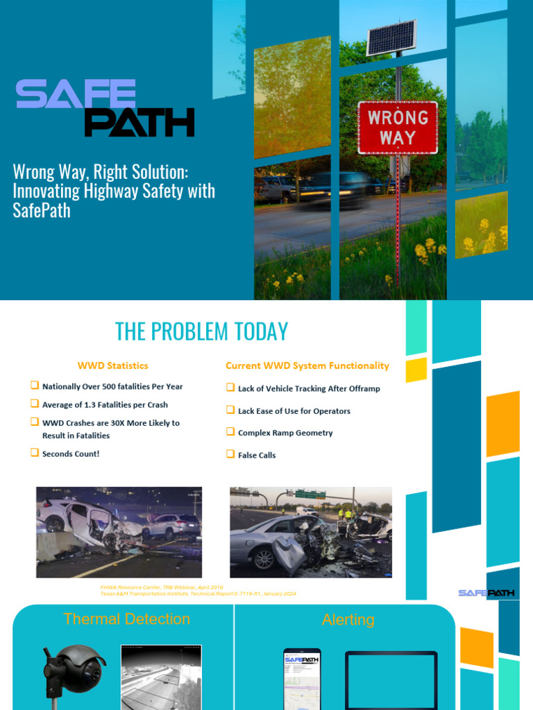 Wrong Way, Right Solution: Innovating Highway Safety With Safepath | PDF