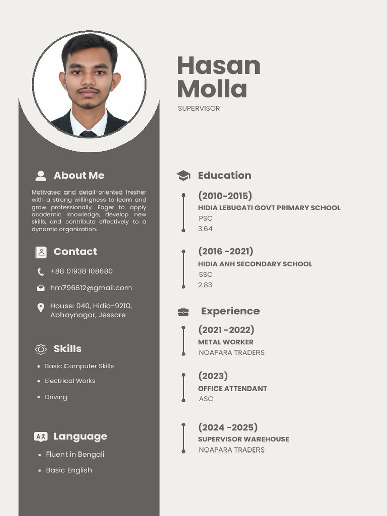 Hasan Molla CV | PDF