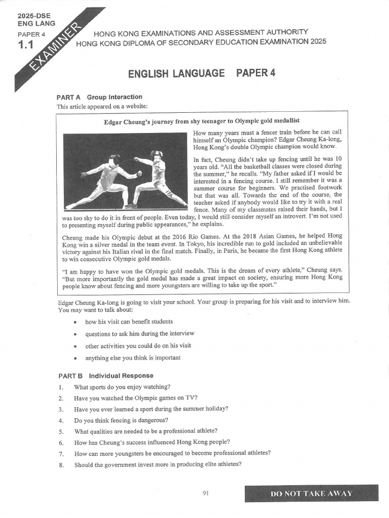 2025 DSE Paper 4 | PDF