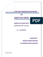 Written Analysis and Communication Report