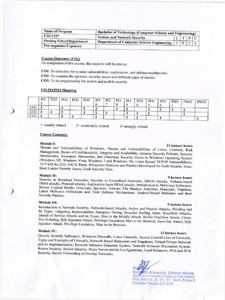 Bachelor of Technology Computer Science and Engineering 2022 2026 | PDF ...