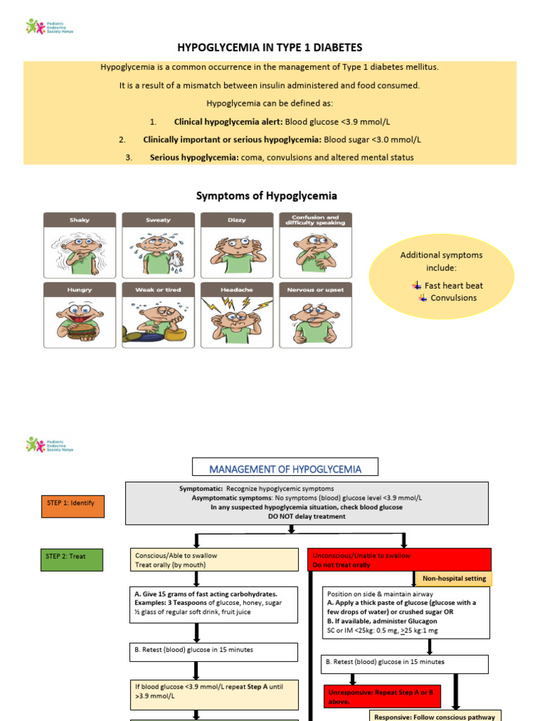 PESK Hypoglycemia Management in Type 1 Diabetes Poster | PDF ...