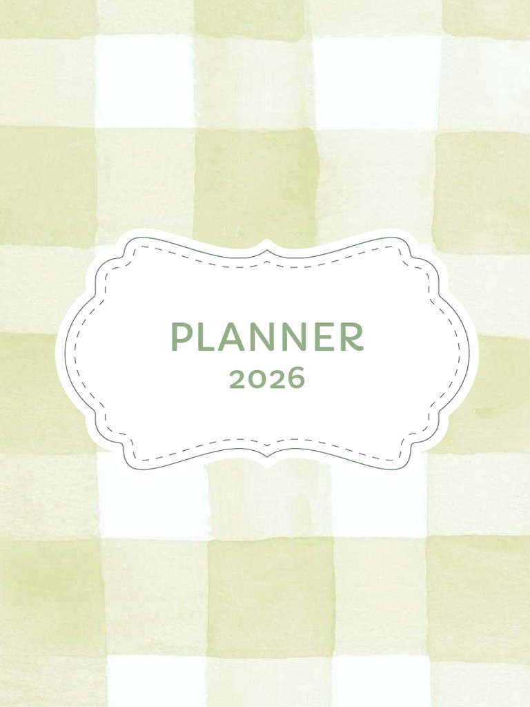 Planner 2026 para Imprimir | PDF | Telefone