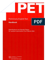 PET Handbook - Updated March 2004