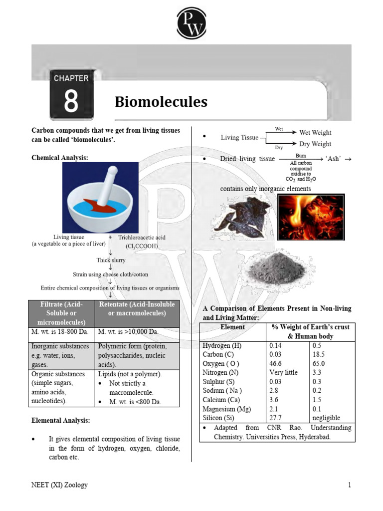 696cb97afc4a944844b7b4d5 ## Biomolecules Formula Sheet | PDF ...