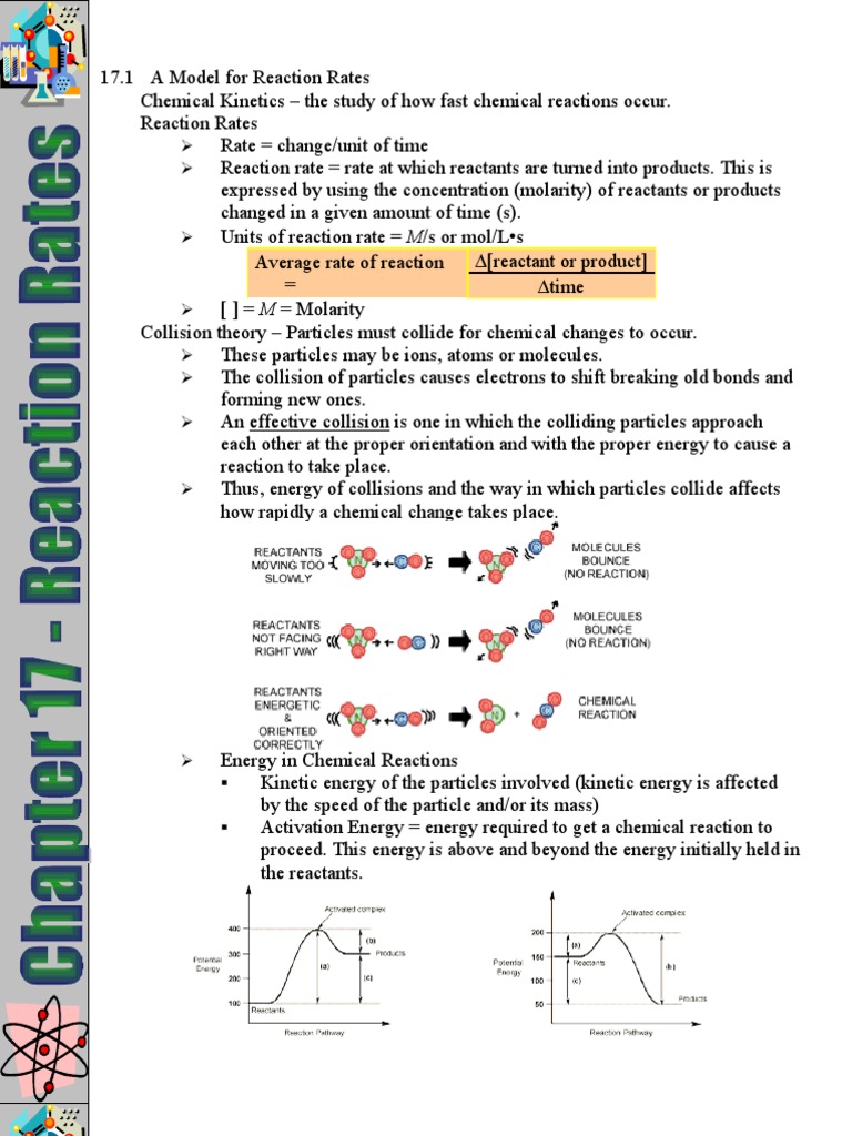 Understanding Reaction Rates and Factors | PDF | Reaction Rate ...