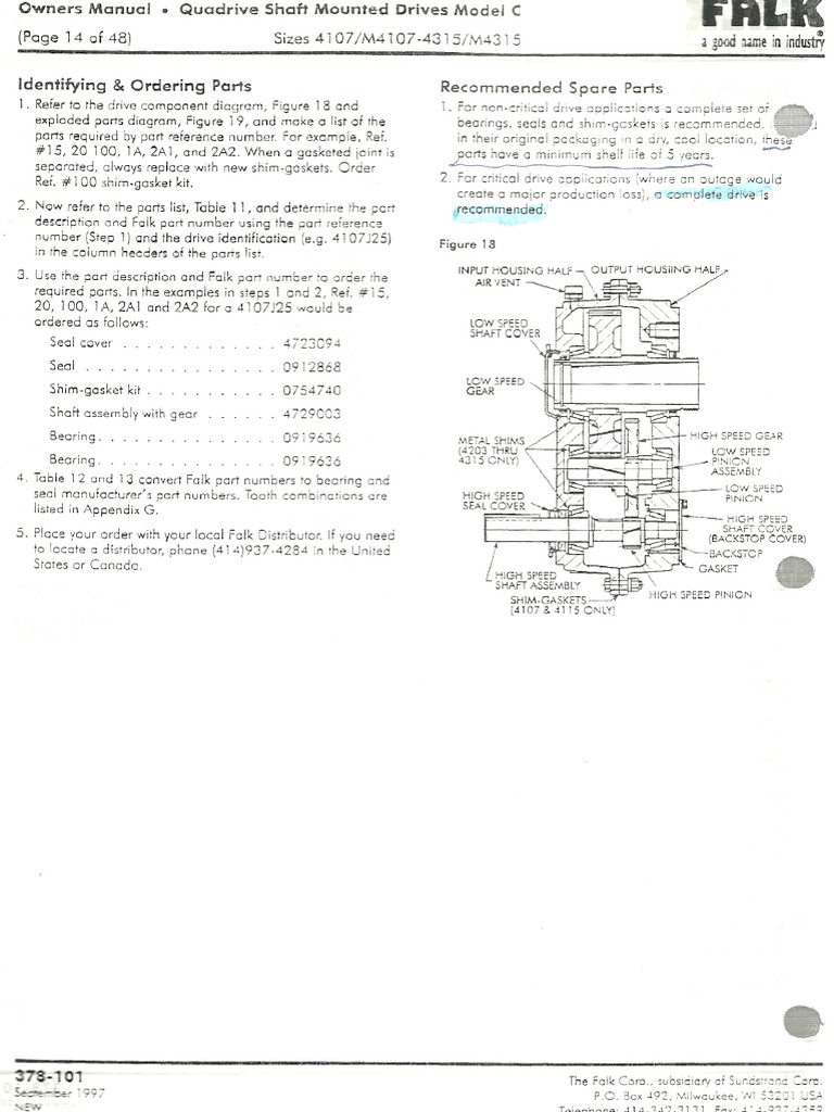 Falk Part List | PDF