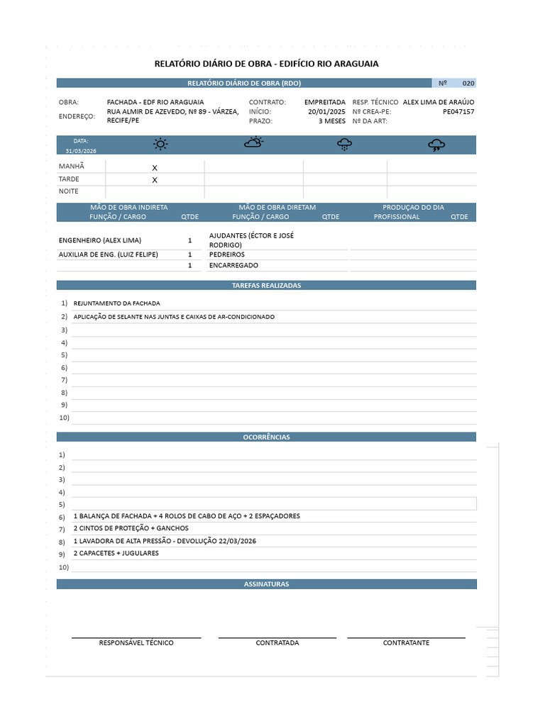 Rdo Rio Araguaia - 31.03.2026 | PDF