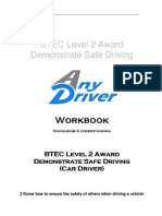 BTEC Level 2 Award: Demonstrate Safe Driving