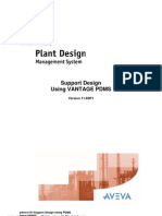 PDMS Support Design Using