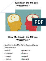 How Muslims in ME See Westerners