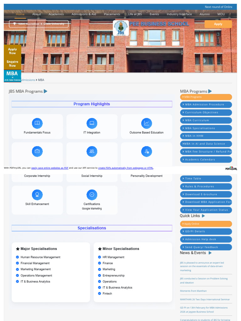 Best MBA College in Noida UP MBA Programs in Delhi NCR | PDF ...